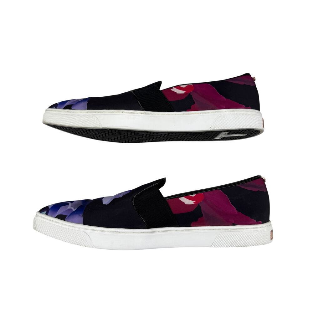 TED BAKER Women's Thfia Floral Pointy Toe Slip-on Sneaker Sz 6 - Picture 8 of 16
